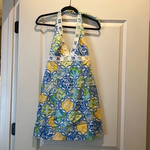 lilly pulitzer halter dress Clairabel Maxi Dress